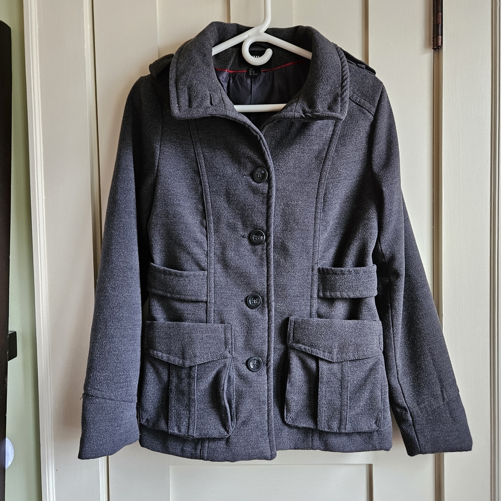 H&M Charcoal Utility Jacket